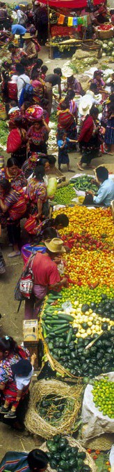 12 July 2005, Guatemala - Market scene.