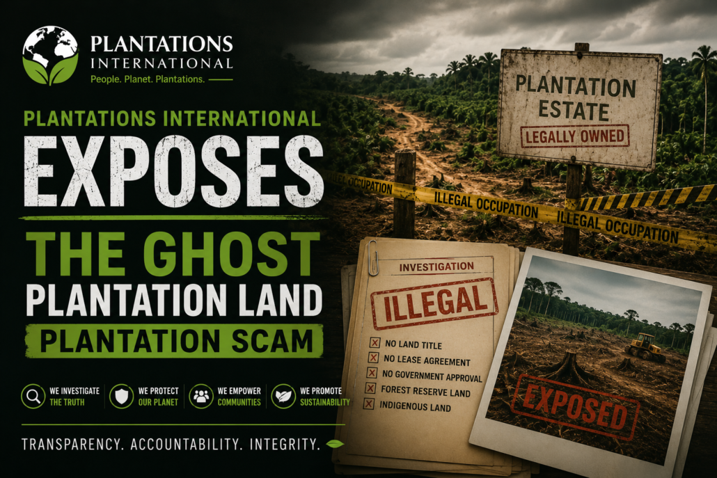Plantations International plantation land scam